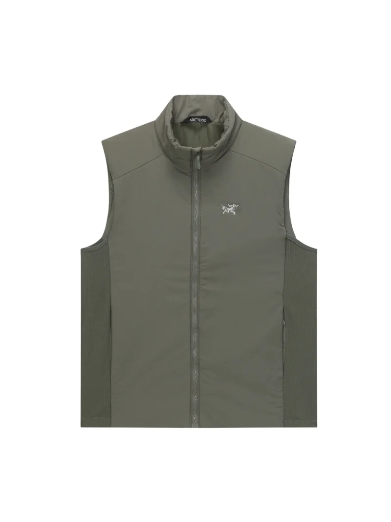 Replica Arcteryx Embroidery Vest Olive Green Style Reps - RepLuxe