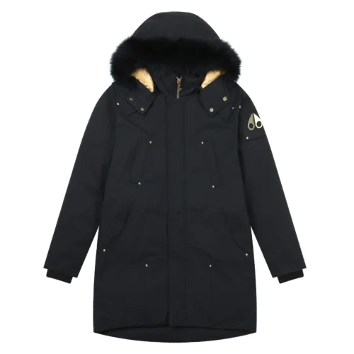 src_0-183 Replica Moose Knuckles P700 Long Parka Black Coat Reps - RepLuxe