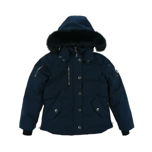 src_0-187 Replica Moose Knuckles Classic Bomber Jacket Navy Reps - RepLuxe