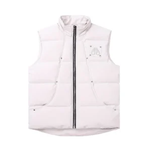 Replica Moose Knuckles Vest Off White Quilted Reps - RepLuxe
