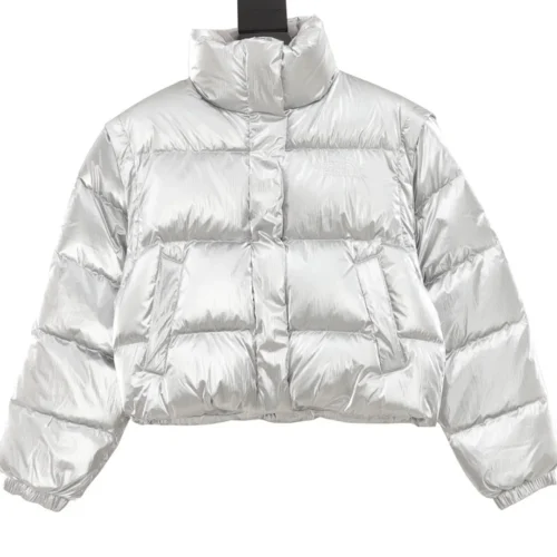 src_0-209 Replica The North Face 86L Down Jacket Silver Cropped Reps - RepLuxe