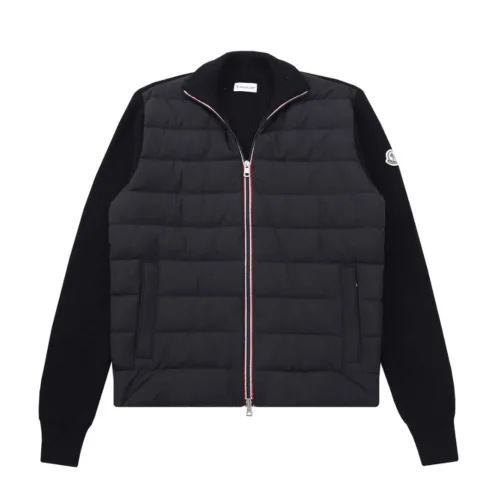 src_0-21 Replica Moncler M32 Knit Down Jacket Black Reps - RepLuxe