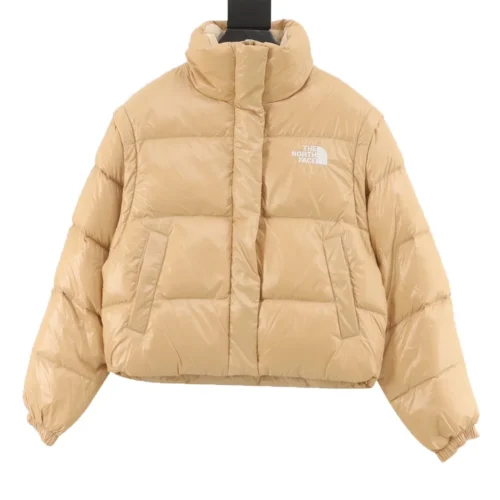 src_0-211 Replica The North Face 86 Short Down Jacket Beige Reps - RepLuxe