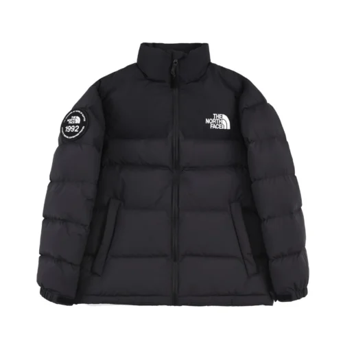 src_0-213 Replica The North Face 1992 Cloud Print Down Jacket Black Reps - RepLuxe
