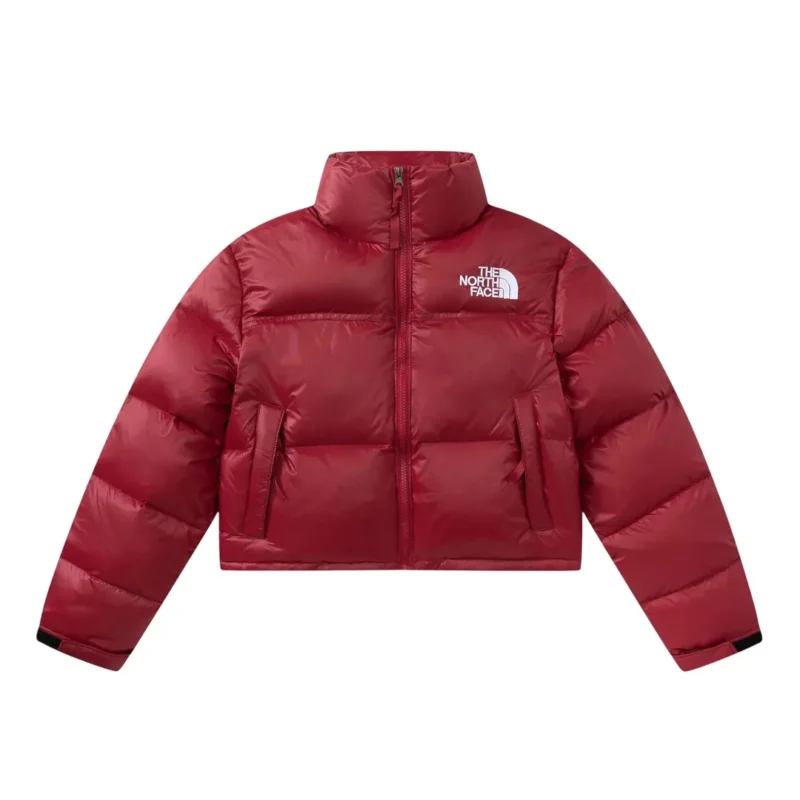 Replica The North Face Down Jacket Red Cropped Reps - RepLuxe