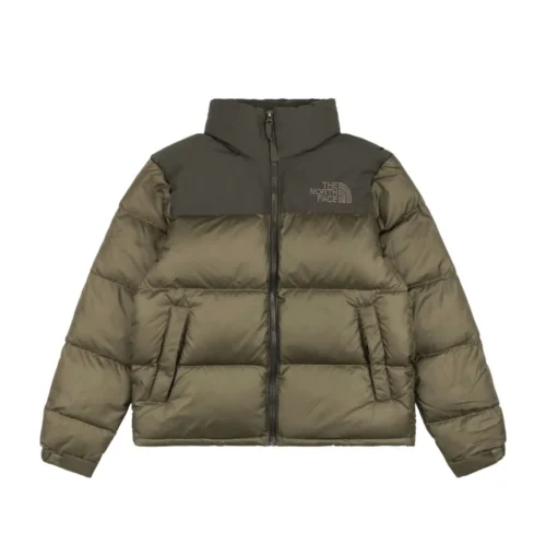 src_0-220 Replica The North Face 1996 Nuptse Jacket Olive Green Reps - RepLuxe