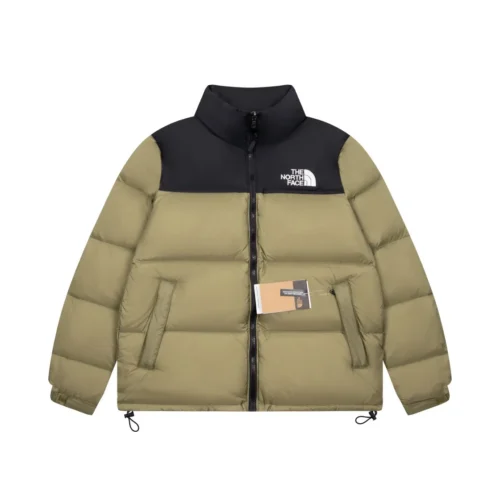 src_0-231 Replica The North Face 1996 Nuptse Jacket Olive Black Reps - RepLuxe