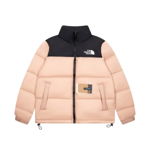 src_0-233 Replica The North Face 1996 Nuptse Jacket Beige Black Reps - RepLuxe