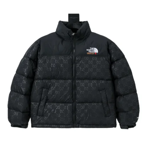 src_0-237 Replica Gucci x The North Face Down Jacket Black Monogram Reps - RepLuxe