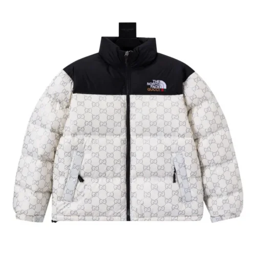 src_0-240 Replica Gucci x The North Face Logo Down Jacket White Reps - RepLuxe