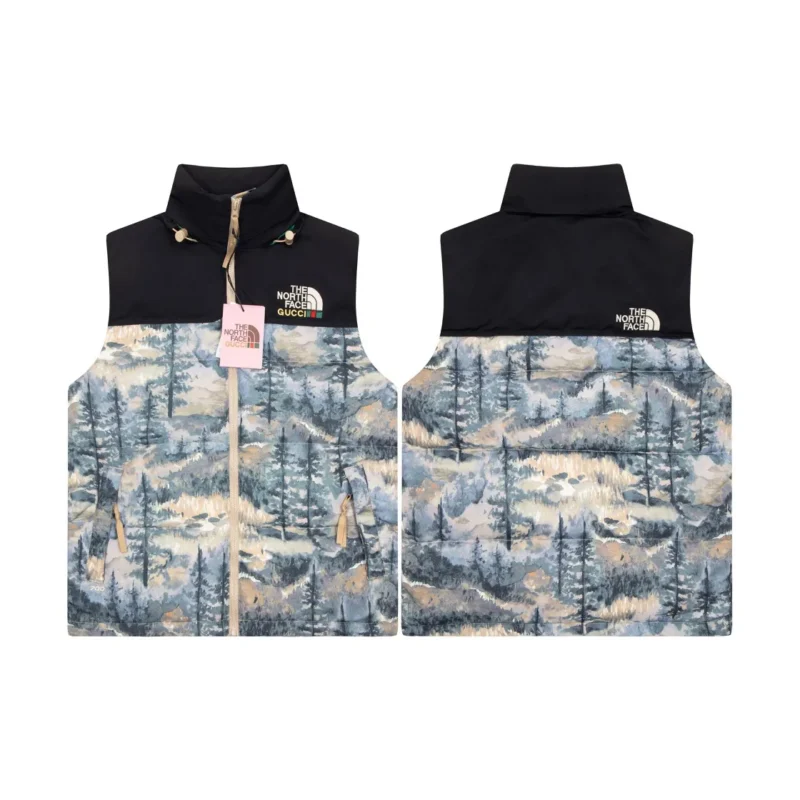Replica The North Face x Gucci Forest Vest Black Reps - RepLuxe
