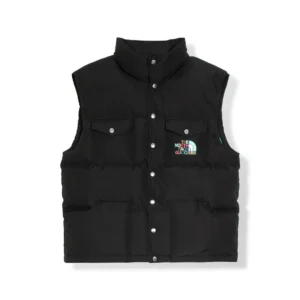Replica The North Face x Gucci Vest Black Puffer Reps - RepLuxe