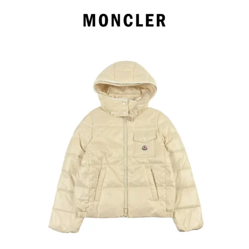 src_0-25 Replica Moncler Andro Short Hooded Down Jacket Beige Reps - RepLuxe