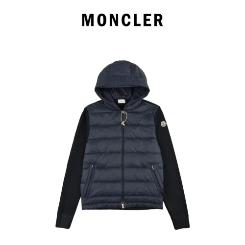 src_0-26 Replica Moncler Knit Hooded Down Jacket Black Reps - RepLuxe