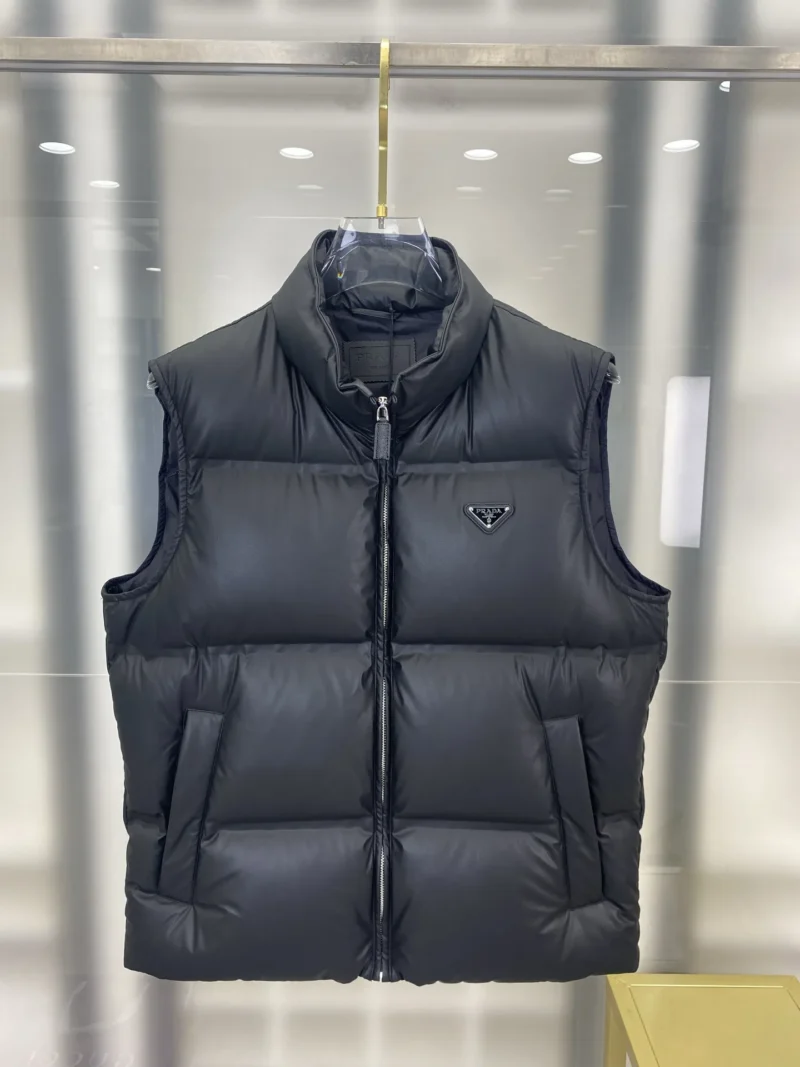 Replica Prada Tech Down Vest Black Quilted Reps - RepLuxe