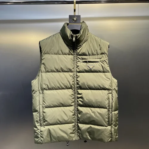 src_0-274 Replica Prada Minimalist Down Vest Olive Green Reps - RepLuxe