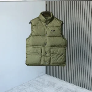 Replica Prada Re-Nylon Down Vest Cocoa Brown Classic Reps - RepLuxe