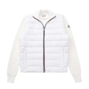 Replica Moncler M32 Knit Down Jacket White Reps - RepLuxe