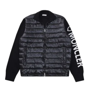 Replica Moncler M29 Knit Down Jacket Black Reps - RepLuxe