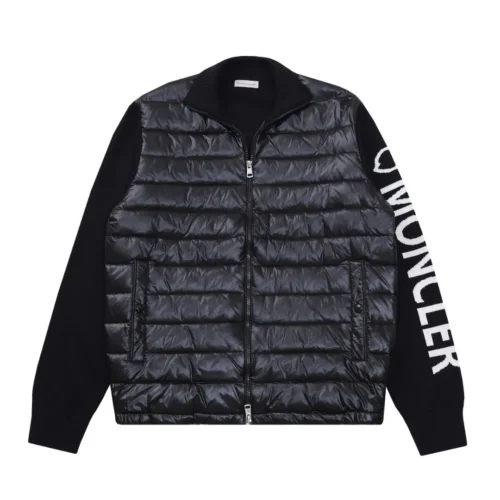 src_0-31 Replica Moncler M29 Knit Down Jacket Black Reps - RepLuxe