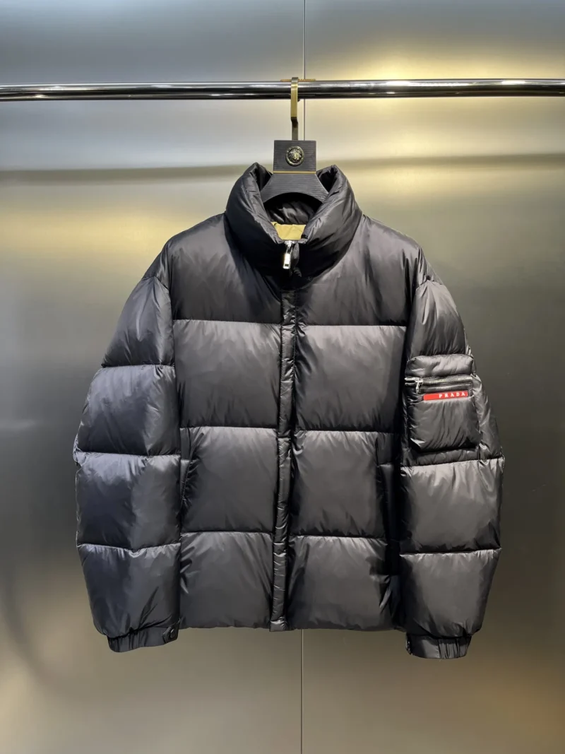Replica Prada Praz Down Jacket Black Short Reps - RepLuxe