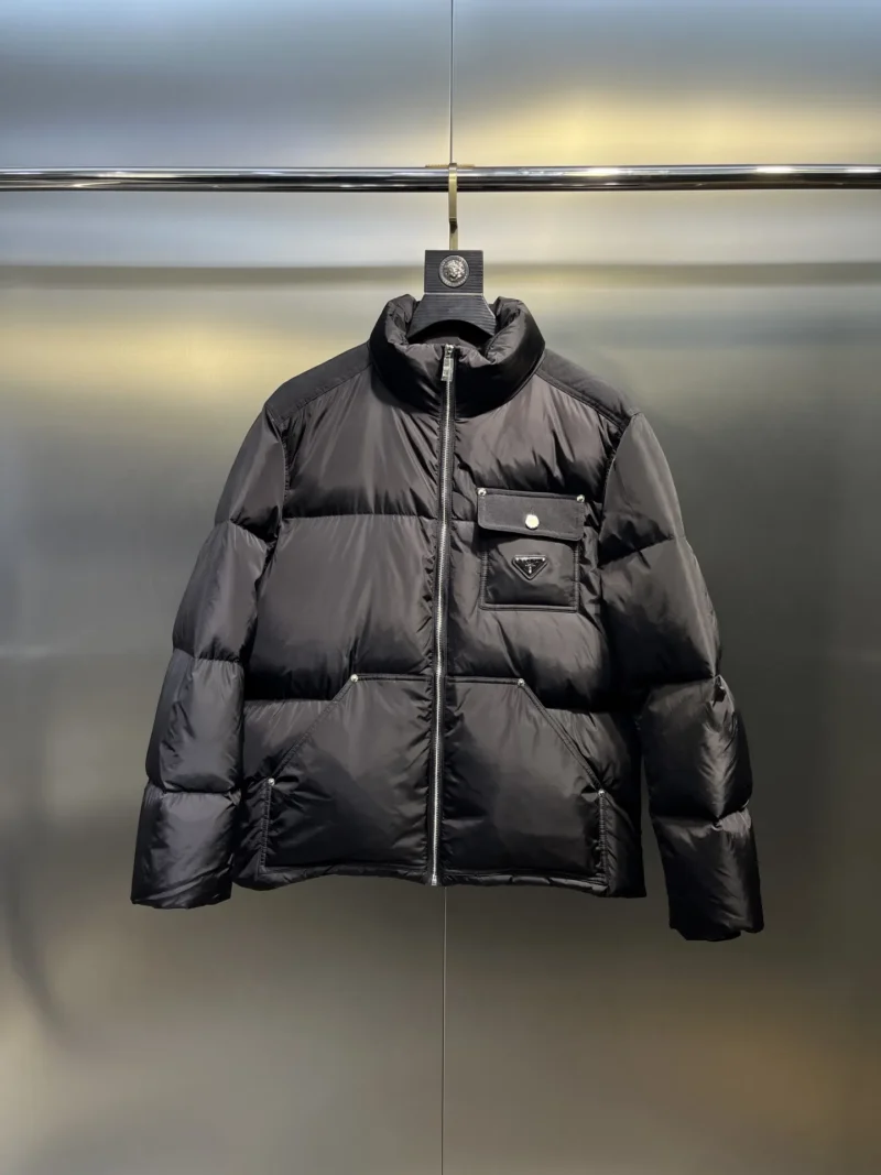 Replica Prada Down Jacket Black Quilted Style Reps - RepLuxe