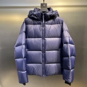 Replica Prada Down Jacket Hooded Blue Puffer Reps - RepLuxe