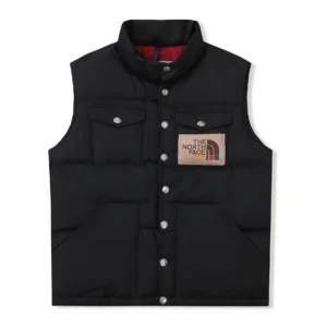 Replica THE NORTH FACE x GUCCI Down Vest Black Reps - RepLuxe