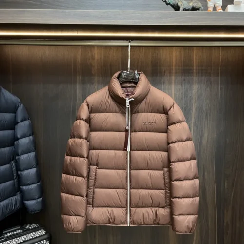 src_0-347 Replica Gucci 2025 Down Jacket Brown Stand Collar Reps - RepLuxe