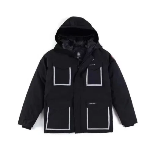 src_0-358 Replica Canada Goose OVO Parka Black Hooded Reps - RepLuxe