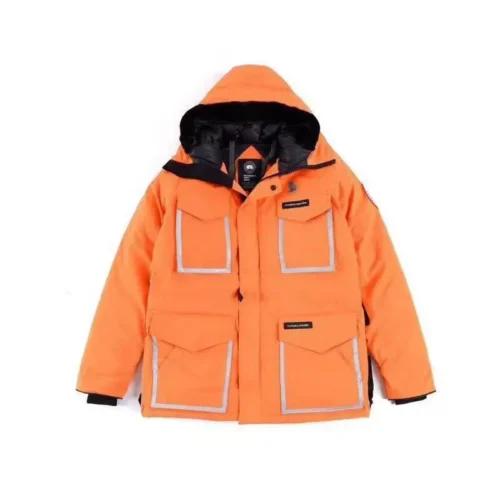 src_0-360 Replica Canada Goose OVO Down Jacket Orange Parka Reps - RepLuxe