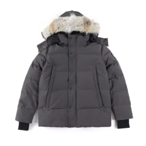 Replica Canada Goose Wyndham 388M Parka Grey Classic Reps - RepLuxe