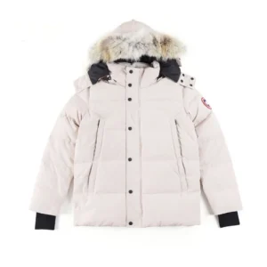 Replica Canada Goose Wyndham 388M Parka Beige Classic Reps - RepLuxe