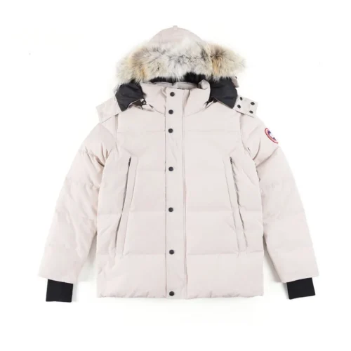 src_0-375 Replica Canada Goose Wyndham 388M Parka Beige Classic Reps - RepLuxe