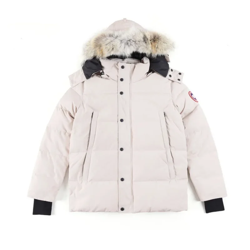 Replica Canada Goose Wyndham 388M Parka Beige Classic Reps - RepLuxe