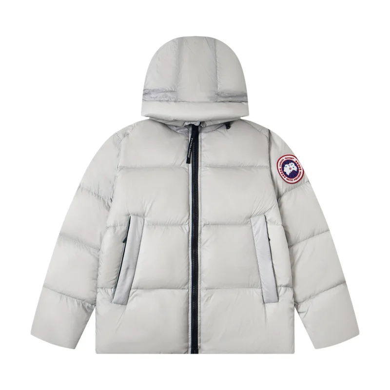 Replica Canada Goose Crofton G122 Light Grey Jacket Reps - RepLuxe