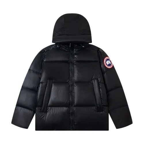 src_0-391 Replica Canada Goose Crofton G122 Black Hooded Jacket Reps - RepLuxe