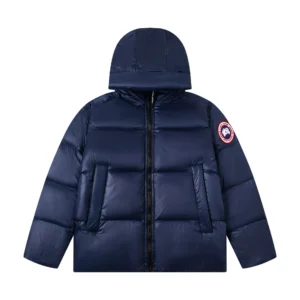 Replica Canada Goose Crofton G122 Navy Hooded Jacket Reps - RepLuxe