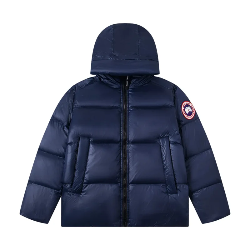 Replica Canada Goose Crofton G122 Navy Hooded Jacket Reps - RepLuxe