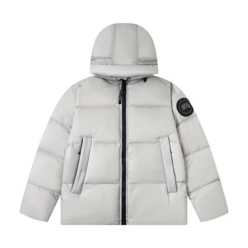 src_0-396 Replica Canada Goose Crofton G122 Light Grey Hooded Jacket Reps - RepLuxe