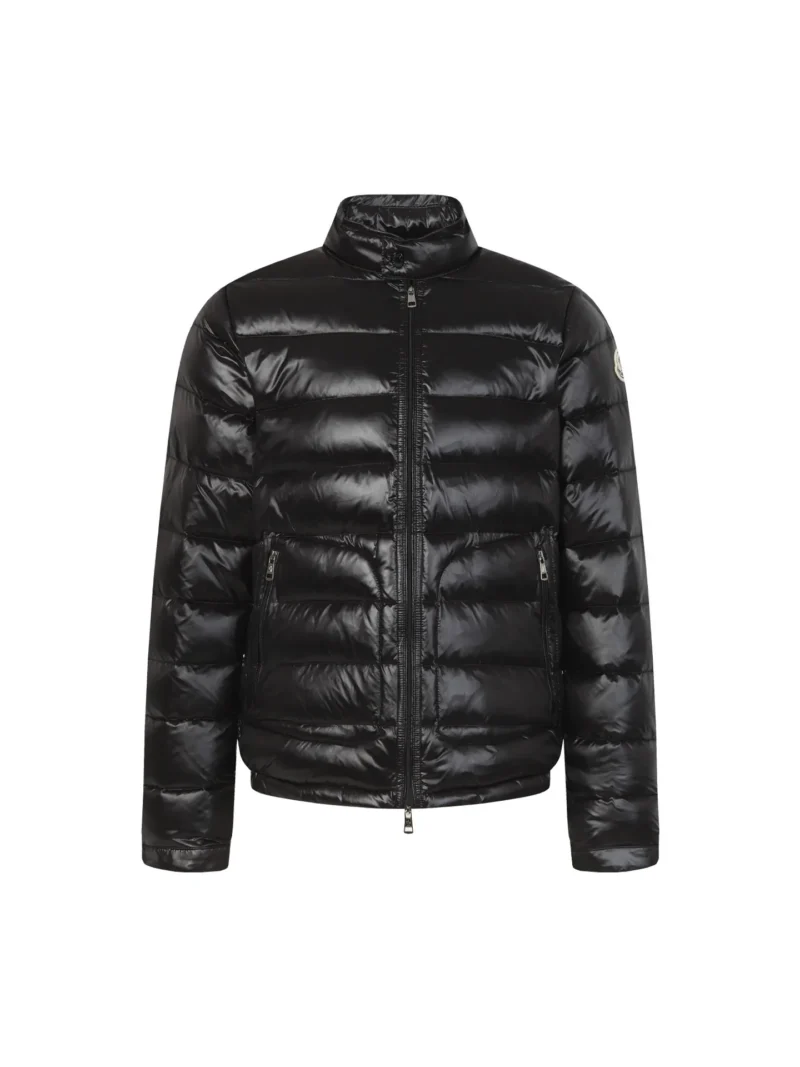Replica Moncler Acorus Stand Collar Down Jacket Black Reps - RepLuxe