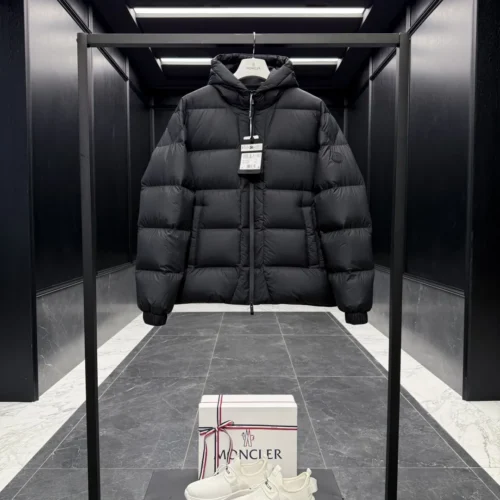 src_0-40 Replica Moncler Matt Black 558 Down Jacket Black Reps - RepLuxe