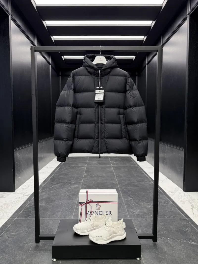Replica Moncler Matt Black 558 Down Jacket Black Reps - RepLuxe