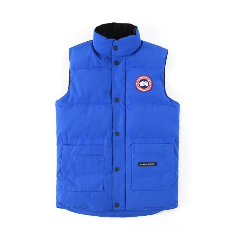 Replica Canada Goose Freestyle Crew 4154M Blue Vest Reps - RepLuxe