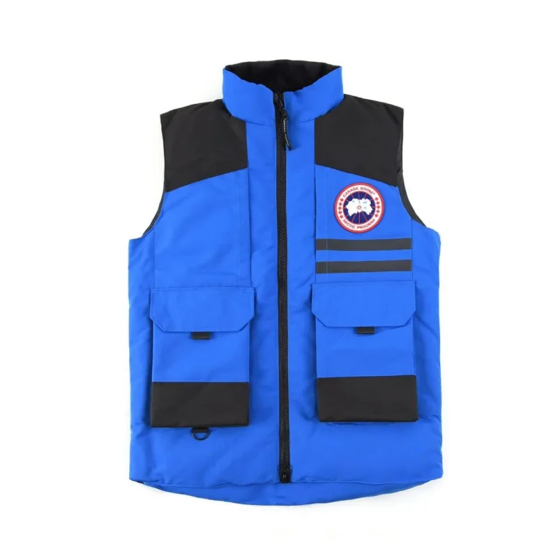 Replica Canada Goose Duncan 4157M Blue Vest Reps - RepLuxe
