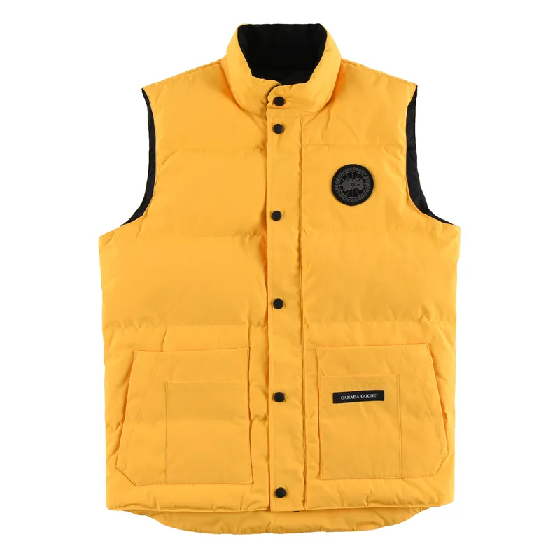 Replica Canada Goose Freestyle Crew 4154M Yellow Vest Reps - RepLuxe