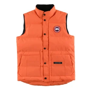Replica Canada Goose Freestyle Crew 4154M Orange Vest Reps - RepLuxe