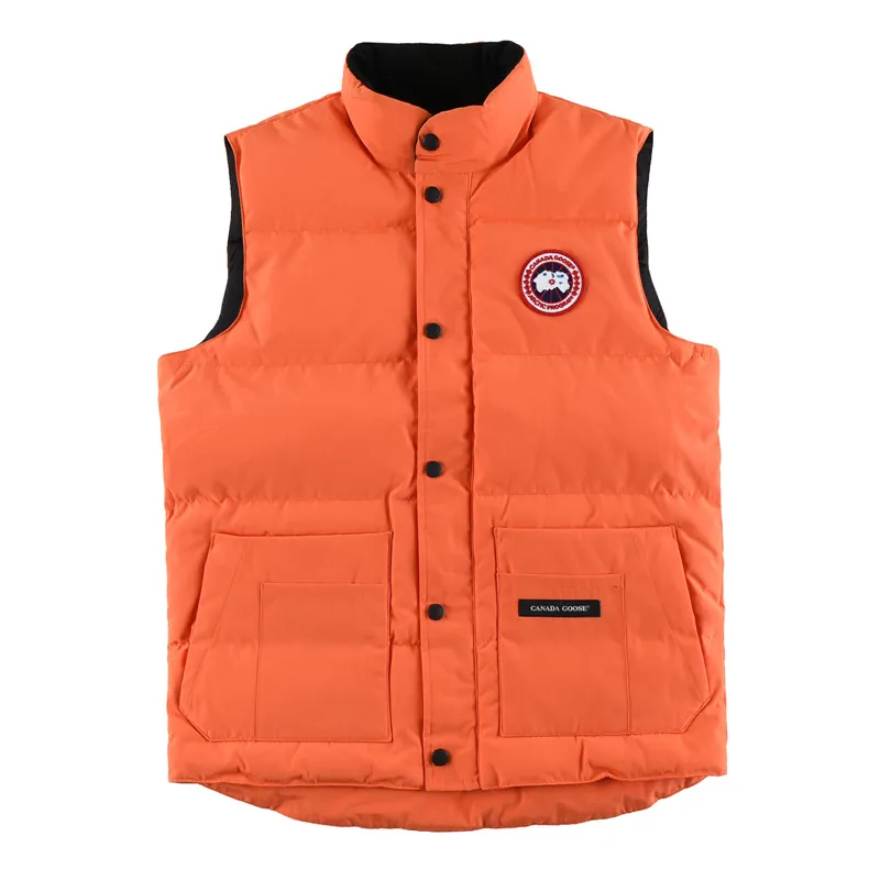 Replica Canada Goose Freestyle Crew 4154M Orange Vest Reps - RepLuxe