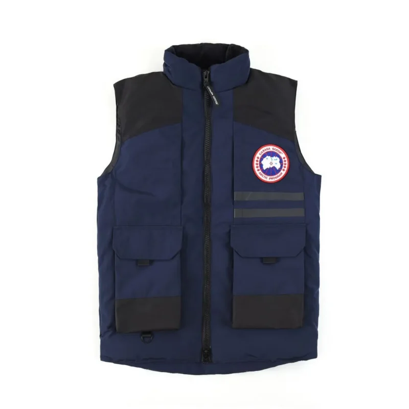 Replica Canada Goose Duncan 4157M Vest Navy Blue Reps - RepLuxe