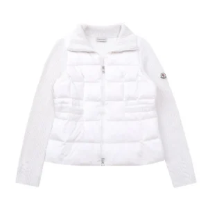 Replica Moncler M30 Knit Down Jacket White Reps - RepLuxe
